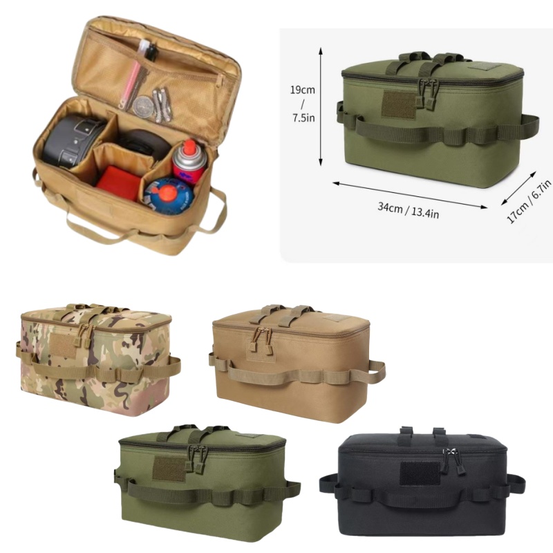 Camping Cooking Organizer - Kantong Luar Ruangan Tas Penyimpanan Berkemah