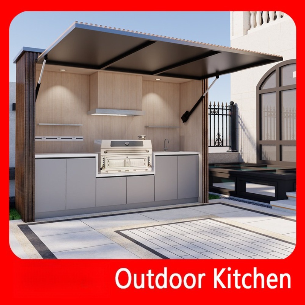 Camping Cooking Dining Set - # Pulau Dapur Luar Ruangan Lipat,