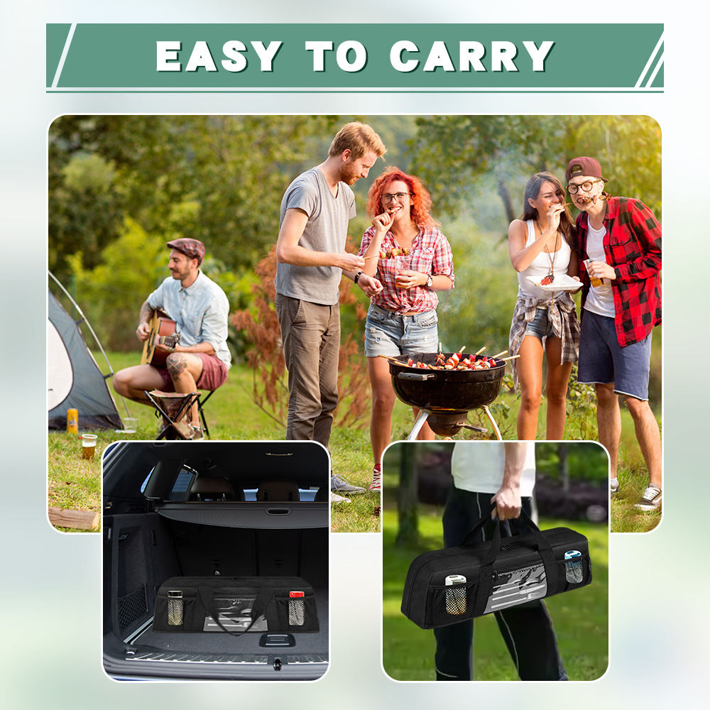 Camping Cooking Organizer - Tas Penyimpanan Aksesori Portabel untuk Peralatan