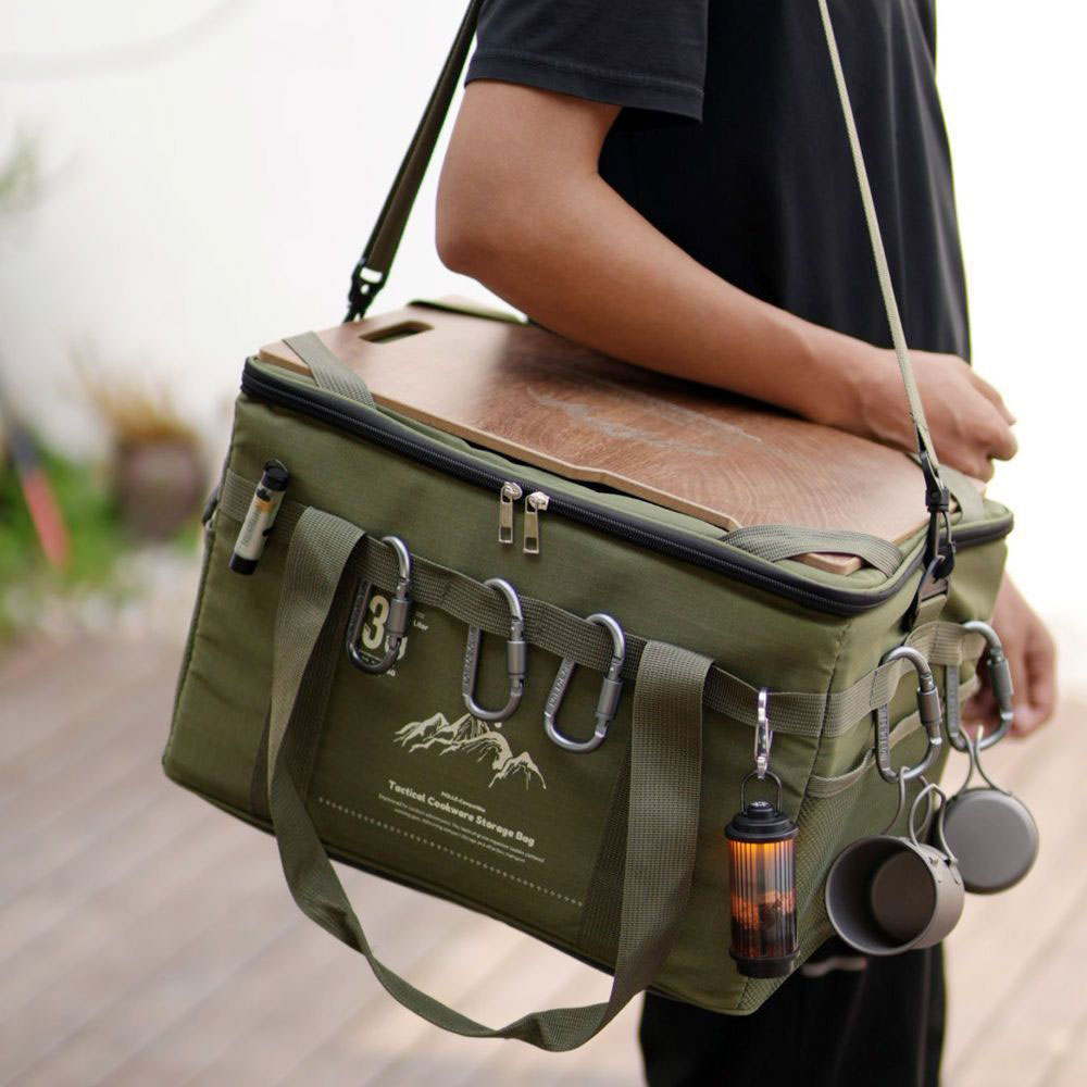 Tas Piknik Taktis 36L Tahan Ai - Camping Cooking Organizer ulasan dan harga