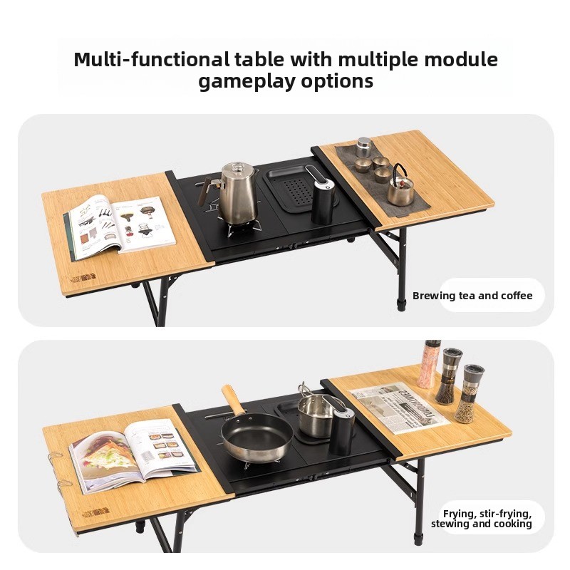 Meja Camping Aluminium IGT, Me - Camping Cooking Table ulasan dan harga