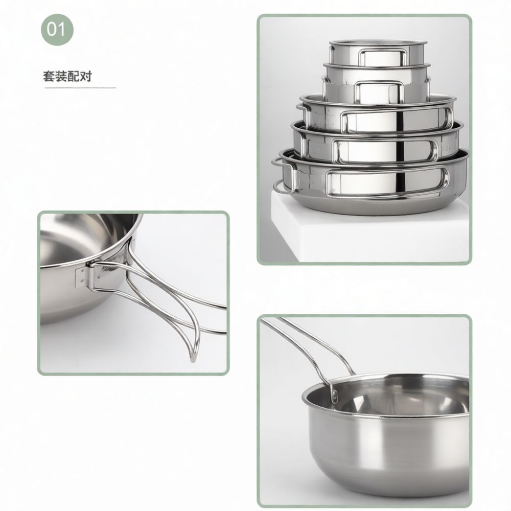 Set Peralatan Masak Profesiona - Camping Cooking Dining Set ulasan dan harga