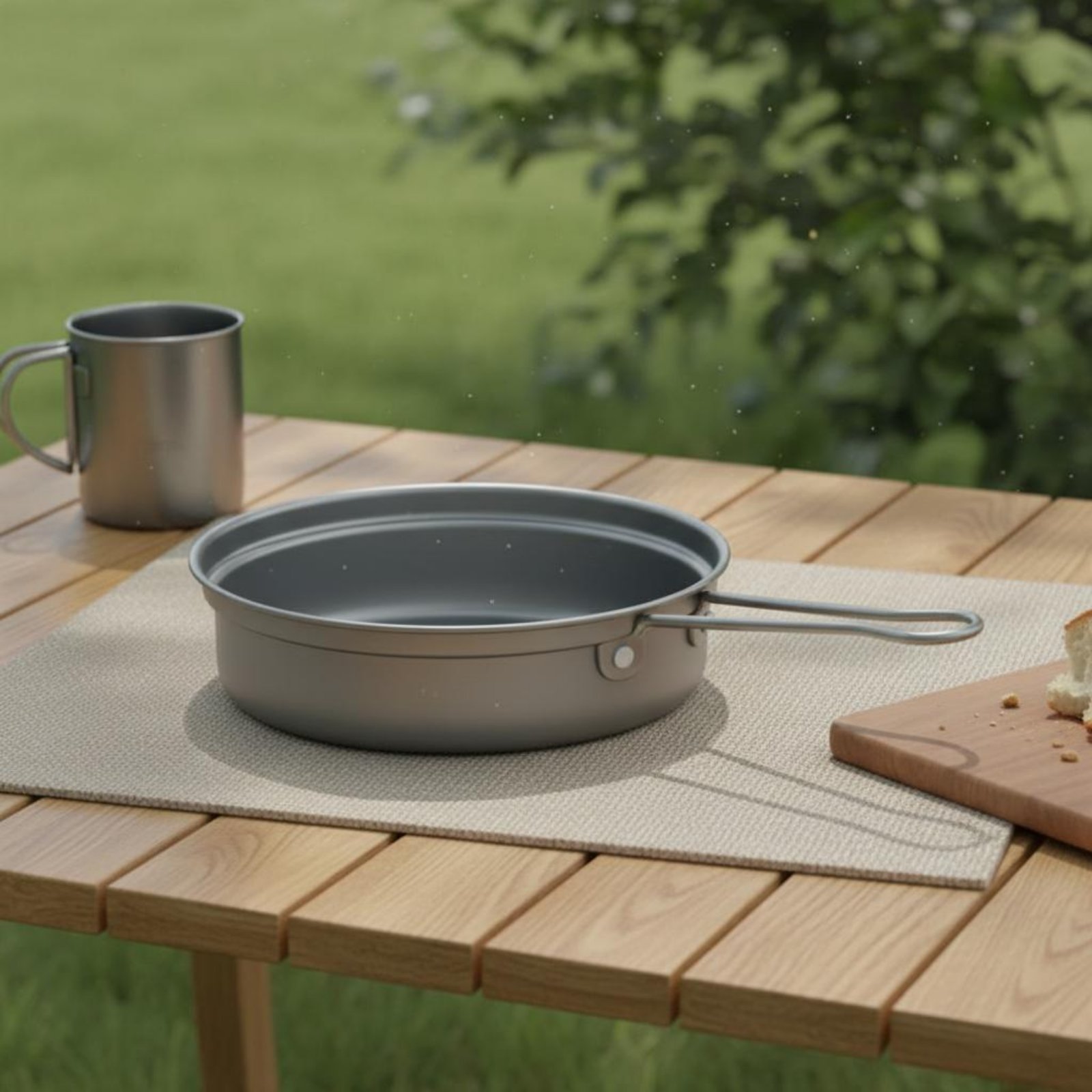2 Buah Set Peralatan Masak Log - Camping Cooking Dining Set ulasan dan harga
